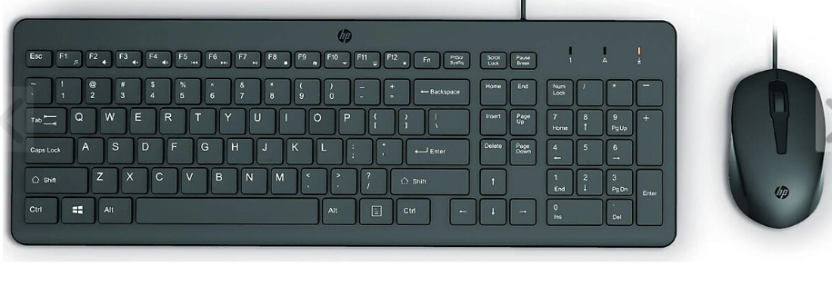 HP%20150%20Wired%20240J7AA%201600Dpı%20Kablolu%20Klavye%20Mouse%20Seti