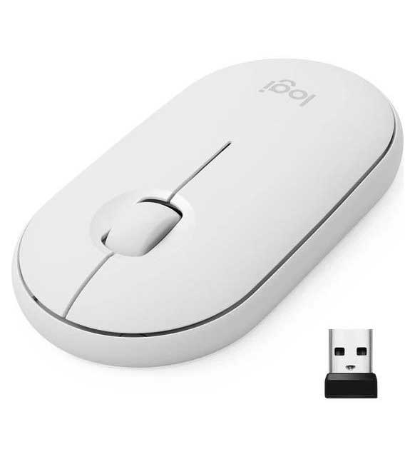 Logitech%20910-005716%20M350%20Pebble%20White%20Kablosuz%20Mouse