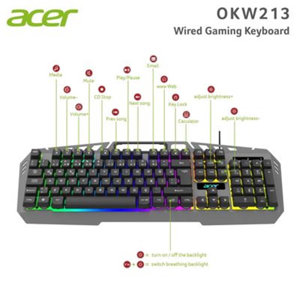 Acer%20OKW213%20Gri%20RGB%20Rainbow%20Backlit%20Gaming%20Keyboard%20Rainbow%20(Kablo%20Uzunluğu%201,5mt)