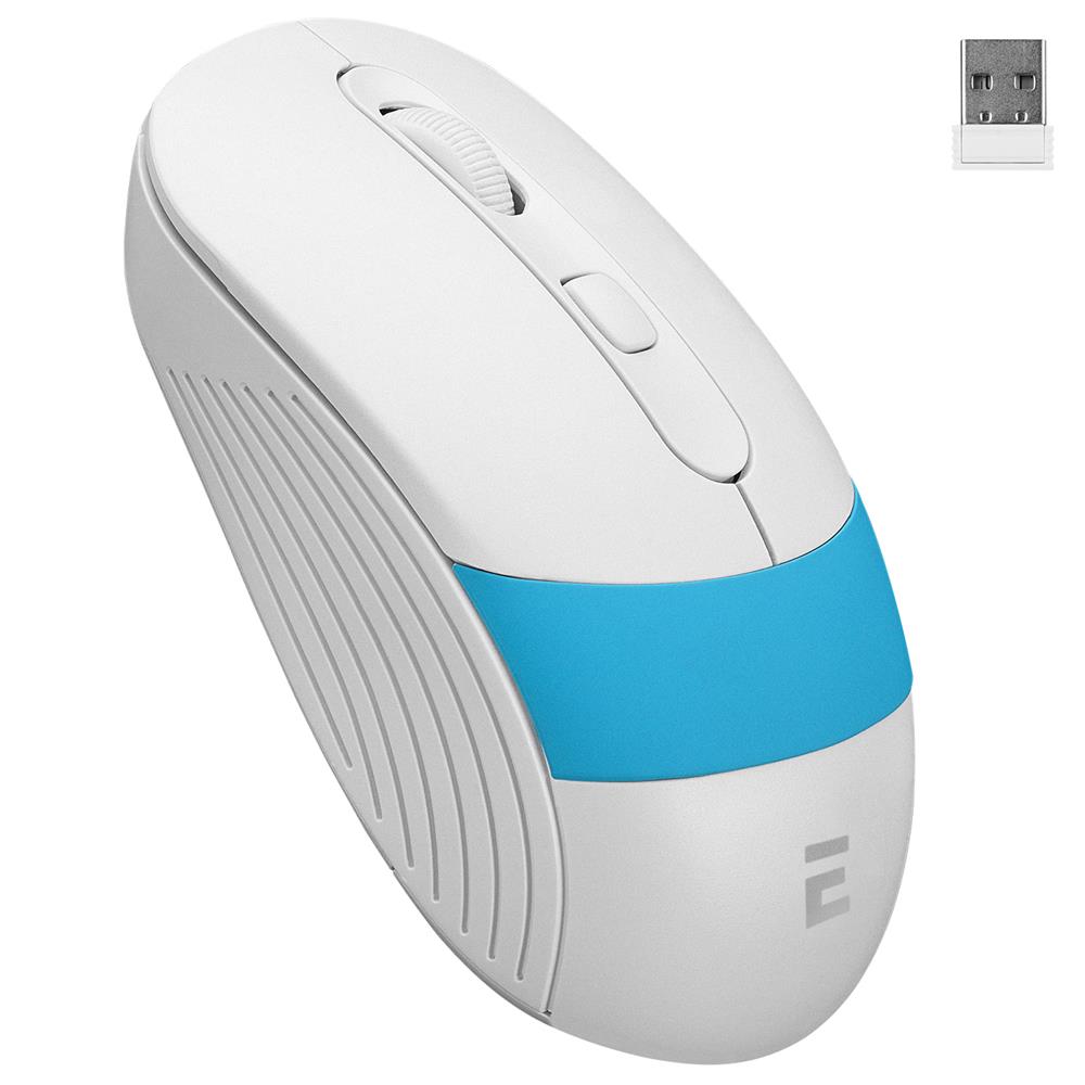 Everest%20SM-18%20Usb%20Beyaz-Mavi%202.4Ghz%20Optik%20Kablosuz%20Mouse