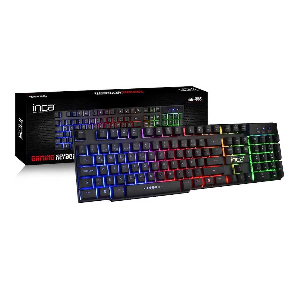 INCA%20IKG-449%20RAINBOW%20EFECT%20MEKANİK%20HİSLİ%20GAMING%20KLAVYE