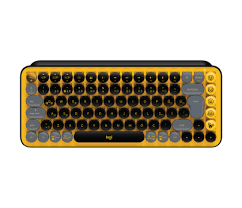 Logitech%20920-010818%20POP%20Keys%20Yellow-Black%20Kablosuz%20Mekanik%20Emoji%20Klavyesi