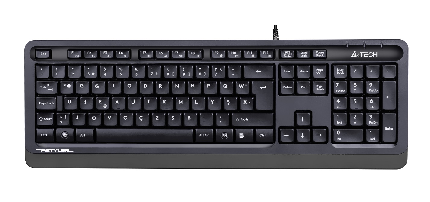 A4%20Tech%20Fk10%20F%20Usb%20Fsytyler%20Gri%20Tr%20Fn-Multimedya%20Klavye