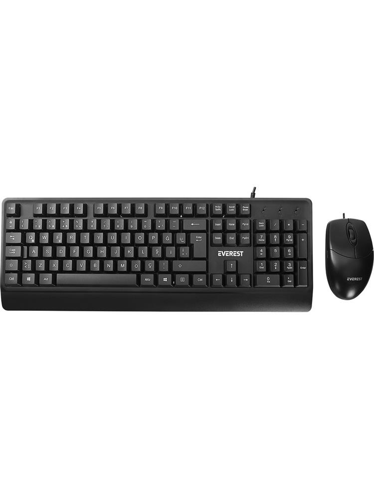 Everest%20KB-619%20Siyah-Gri%20USB%202%20Metre%20Bakır%20Kablolu%20Q%20Multimedia%20Klavye