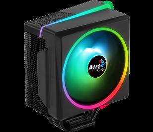 Aerocool AE CC CYLN4F Cylon 4F 12cm ARGB Şeffaf Fan İşlemci Soğutucu