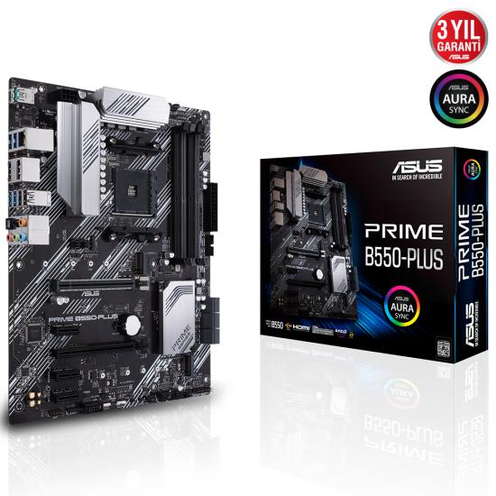 Asus Prime B550-Plus AMD AM4 3.Nesil DDR4 DP HDMI Anakart