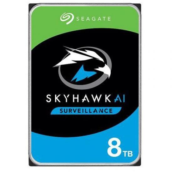 Seagate ST8000VE001 8TB Skyhawk  256MB 3.5” SATA 3 7200Rpm 7-24 Güvenlik (Resmi Distiribitör Ürünü)