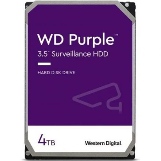 Wd 4Tb 3.5 Purple WD43PURZ Sata3 5400RPM 64MB 7-24 Guvenlık Harddisk