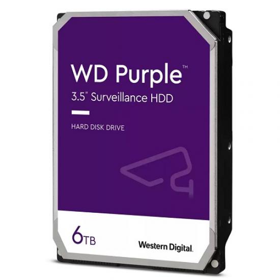 Wd 6TB Purple WD64PURZ 3.5¨ 5400RPM 256MB SATA 6GB-s 7x24 Güvenlik Diski