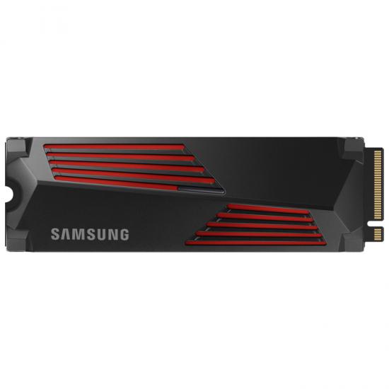 Samsung 1TB 990 PRO w-Heatsink MZ-V9P1T0CW 7450-6900MB-s RGB PCIe NVMe M.2 SSD Disk