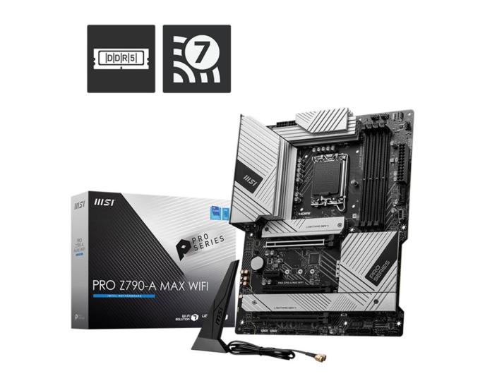 Msi Pro Z790-A Max WIFI DDR5 Intel Z790 Soket 1700 DDR5 7800(OC)MHz ATX Gaming (Oyuncu) Anakart