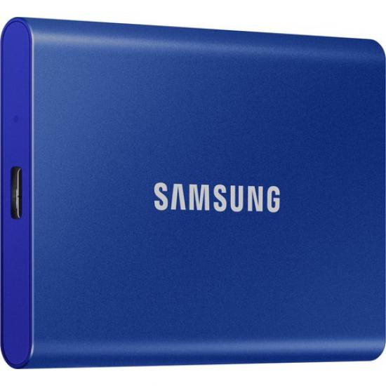 Samsung 2TB T7 Usb 3.2 (Okuma 1050MB - Yazma 1000MB) Mavi Taşınabilir SSD Disk MU-PC2T0H-WW