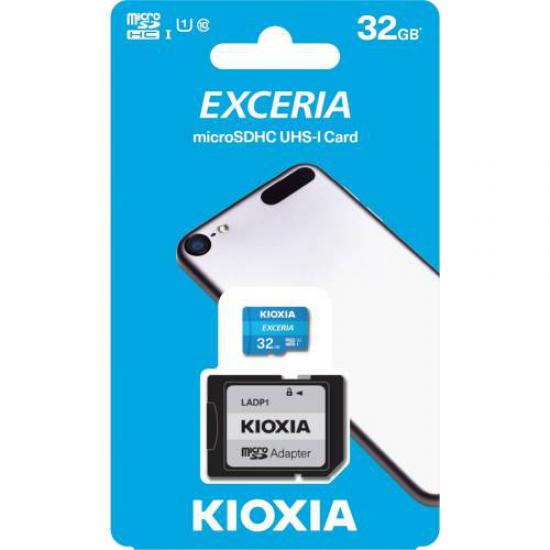 Kioxia 32GB Exceria microSDHC UHS-1 C10 100MB-sn Hafıza Kartı