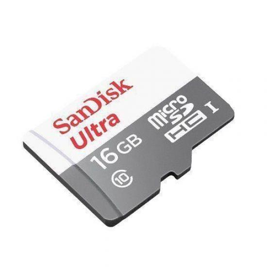 SanDisk 16GB SDSQUNS-016G-GN3MN Ultra Android microSDHC 16GB 80MB-s Class 10 Hafıza Kartı