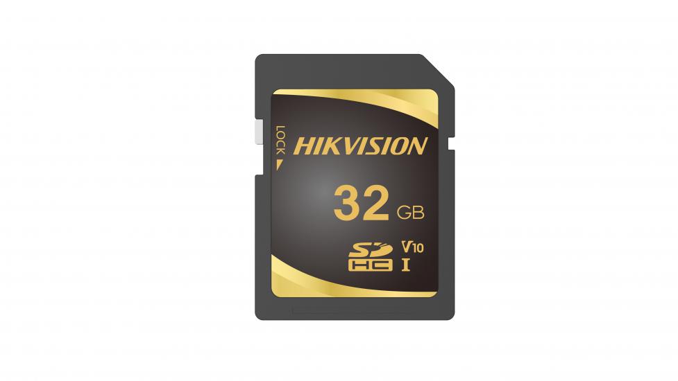 Hikvision HS-SD-P10-32G 32GB SDHC Class10 U1 V10 95-25MBs eTLC 7-24 CCTV Hafıza Kartı