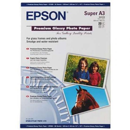 Epson A3+ 250Gram 20’li Premium Glossy Fotoğraf Kağıdı S041316