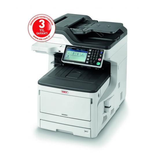 Oki MC853DN A3-A4 Yazıcı-Tarayıcı-Fotokopi-Faks Renkli Çok Fonksiyonlu Yazıcı