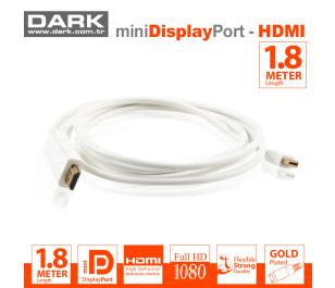 Dark MDPXHDMIL180 1.8mt Displayport to Hdmı Kablo