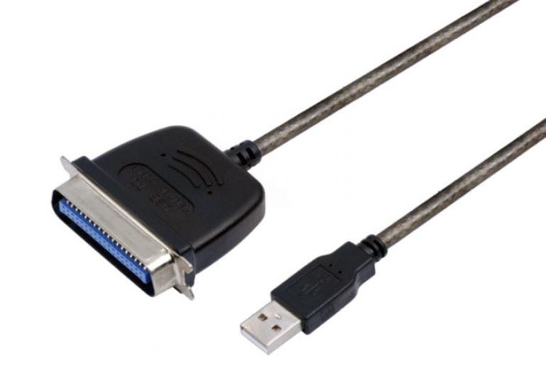 S-link Swapp SW-U614 Siyah USB to Parallel (CN36M) Kablo