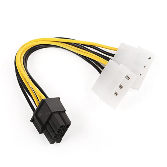 Dark DK-CB-P104 2x Molex 4Pin to 6+2Pin PCI-E Dönüştürücü Kablo