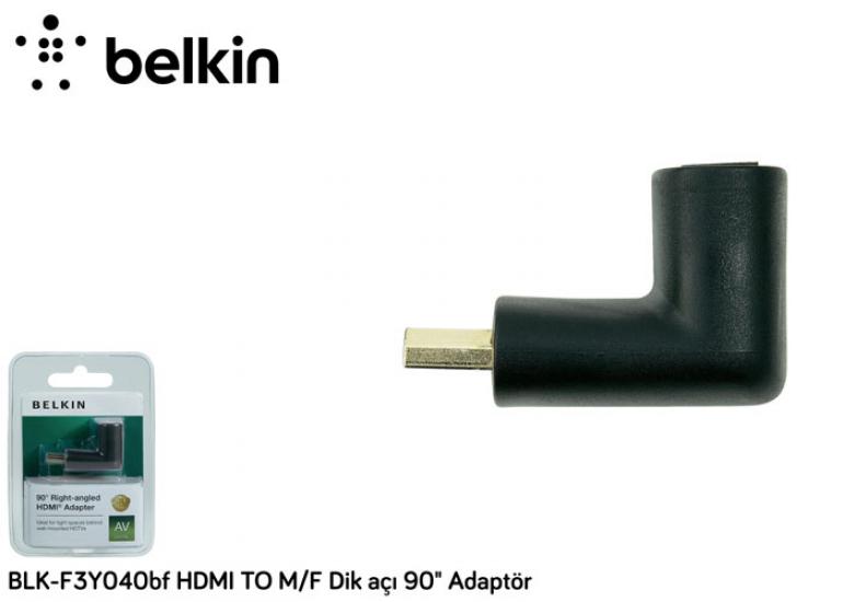 Belkin BLK-F3Y040BF Hdmı To m-f Dik açı 90’’ Adaptör Kablo