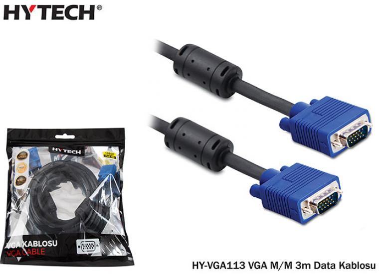 Hytech HY-VGA113 VGA M-M 3m Data Kablosu