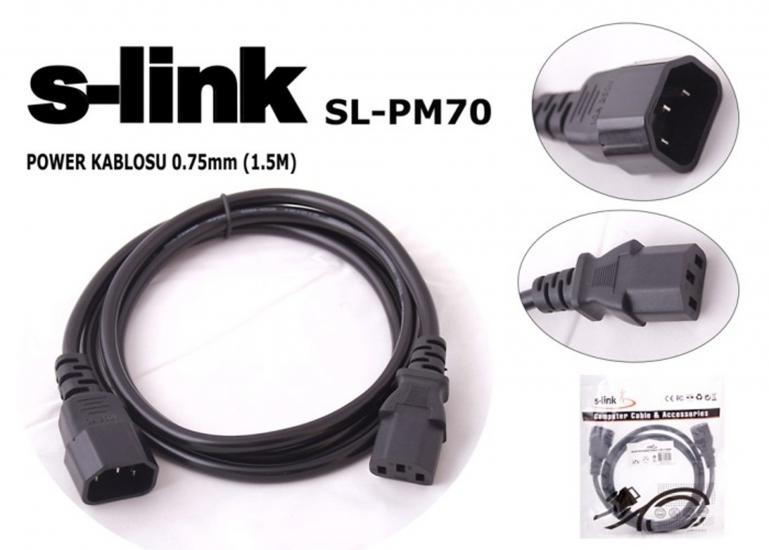S-link  SL-PM70 1.5mt 0.75mm Power Ara Kablosu