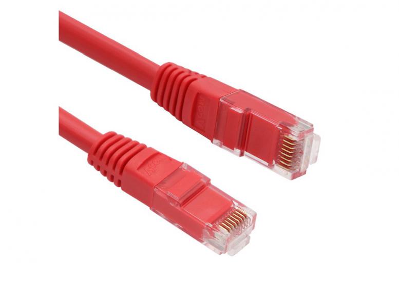 Vcom NP611B-R-1.5 Cat6 1.5MT Kırmızı Utp Patch Kablo