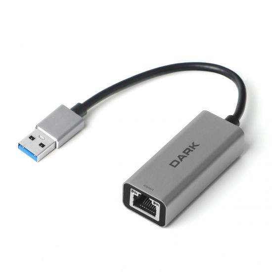 Dark DK-AC-U3GL3 USB3.0 Type-A to 10-100-1000 Gigabit LAN Ethernet Adaptör