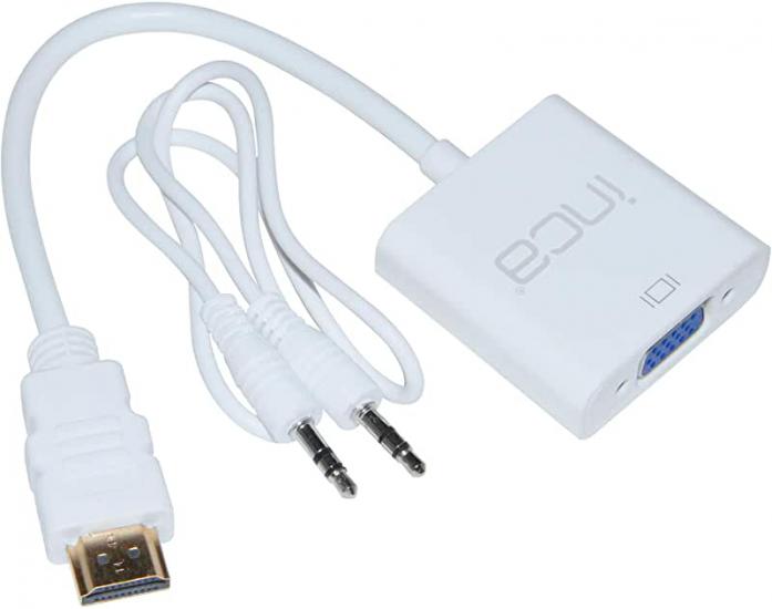 INCA IHTV-7TB 20cm HDMI-VGA (D) Görüntü Adaptörü Beyaz Sesli