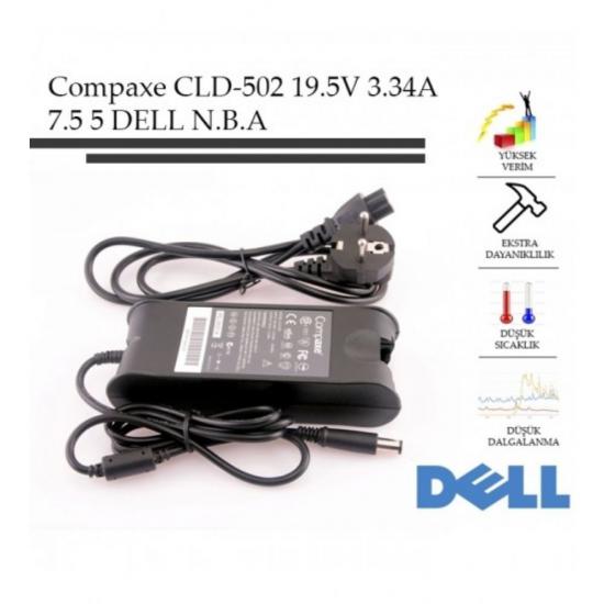Compaxe CLD-502 65W 19.5V-3.34A 7.4-5.0 Dell Notebook Adaptörü