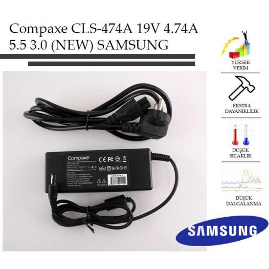 Compaxe CLS-474A 19V 4.74A 5.5-3.0 Samsung Notebook adaptörü