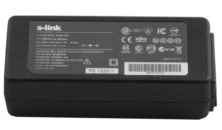 S-link SL-NBA308 40w19v 2.1a 2.5-0.7 Notebook Adaptörü
