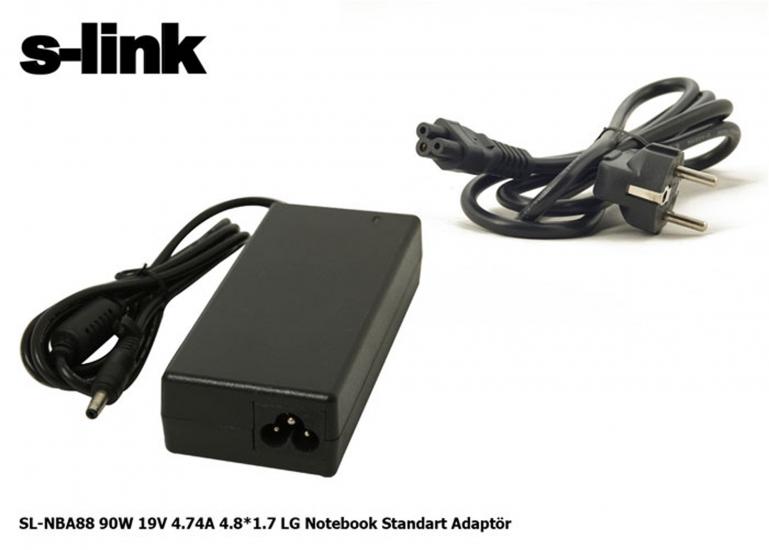 S-link SL-NBA88 90w 19v 4.74a 4.8-1.7 Lg Notebook Adaptörü