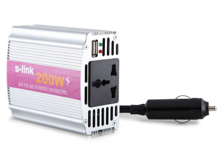 S-link SL-200W 200W Çakmaktan Power Inverter