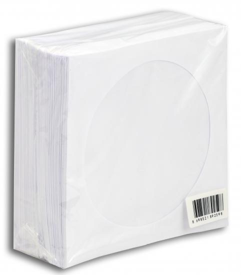 CD&DVD Zarfı Beyaz 80gr 500 lü Paket Pencereli
