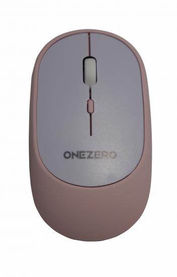 Onezero Ms-03 Pembe  Bluetooth Mouse Şarjlı (Açma Kapama Tuşlu)