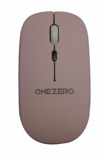 Onezero Ms-04 Pembe Bluetooth Mouse Şarjlı (Açma Kapama Tuşlu)