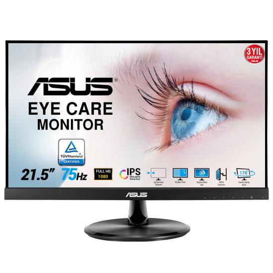 Asus 21.5’’ VP227HE 5ms 75HZ VGA HDMI Full Hd LED Monitör
