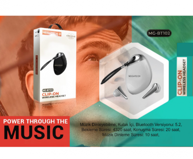 Megatech Mg-Bt101 true Bluetooth Earphone Kablosuz Kulaklık