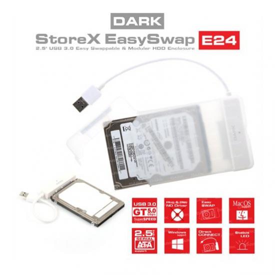 Dark DK-AC-DSE24U3 torex E24 2.5’’ USB 3.0 SATA