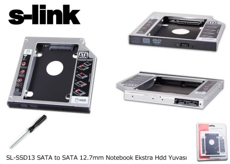 S-link SL-SSD13 Sata 2.5’’ 12.7mm Harddisk (hdd) Kutusu