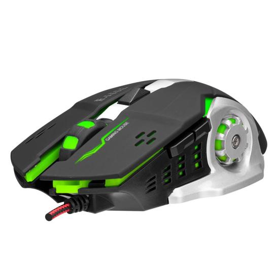 Hytech HY-X9 3600DPı 6 Button RGb Legend Siyah Gaming Oyuncu Mouse (1,5mt Örgülü Kablo)