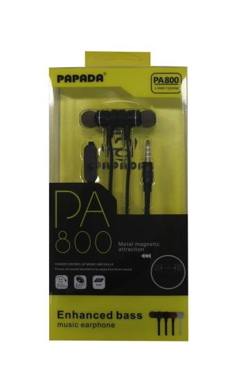 Megatech Papada PA800 Siyah Renk Mikrofonlu Mıknatıslı Kulaklık