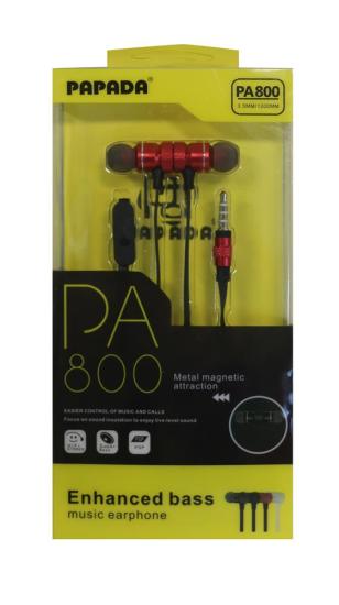 Megatech Papada PA800 Kırmızı Renk Mikrofonlu Mıknatıslı Kulaklık