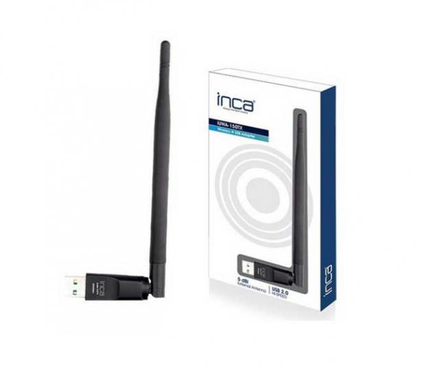Inca IUWA-150tx 150mbps 5DBİ Anten Mini Wireless Adaptör