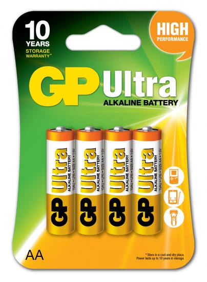 Gp LR6 AA Boy Ultra Alkalin Kalem Pil 4’lü Paket GP15AU-U4