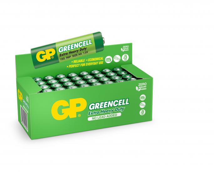 Gp Greencell R6 AA Boy Çinko Kalem Pil 40’lı Paket GP15G-2S4