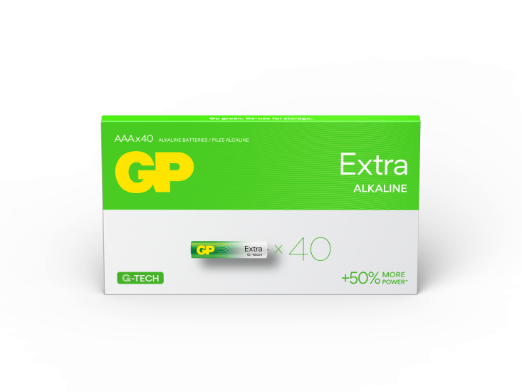 Gp R03 AAA Boy Extra Alkalin İnce Kalem Pil 40lı Paket GP24AXET-2EUECS40