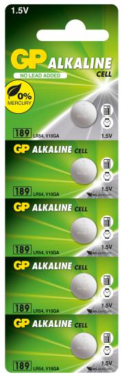 GP GP189-C5 LR54 Alkalin Düğme Pil 5’li Paket